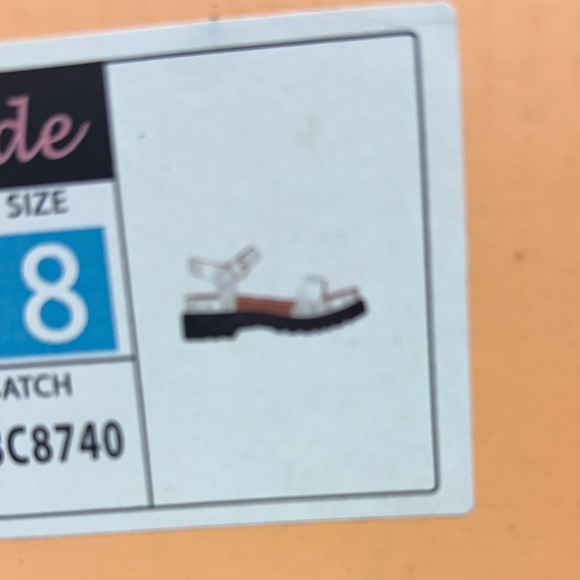 Lemonade Women's White Platform Sandals new in the box women’s size 8 - Picture 4 of 4
